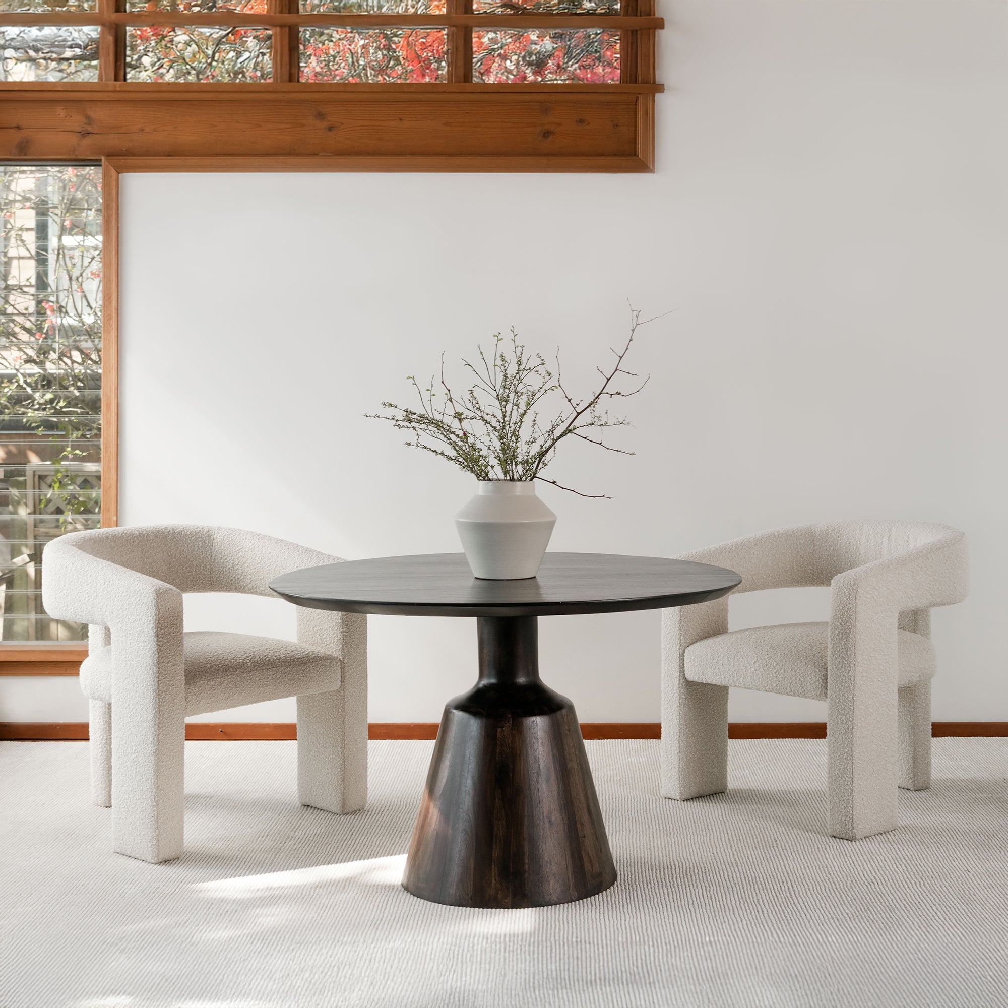 Moe's Home Myron Dining Table Dark Brown