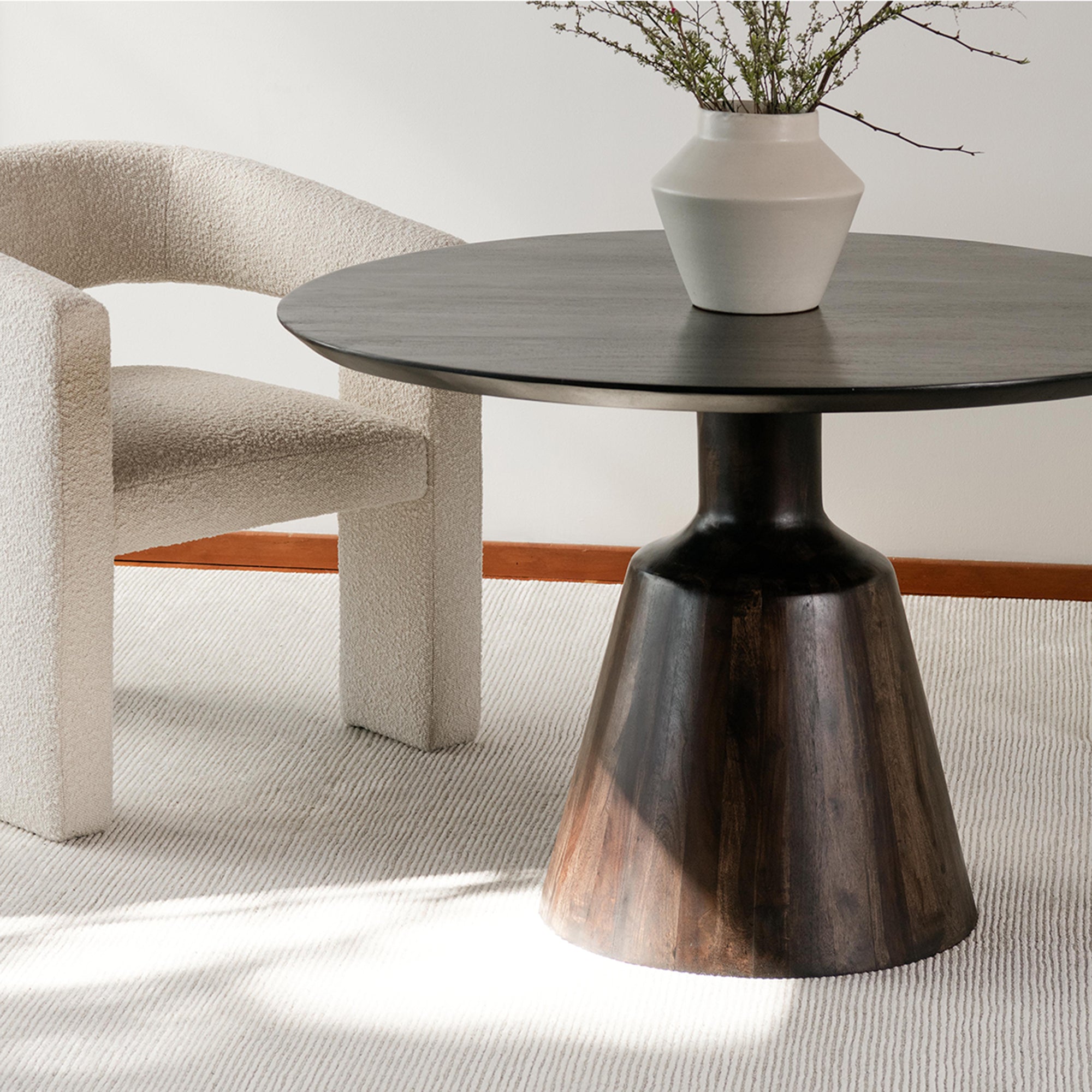 Moe's Home Myron Dining Table Dark Brown