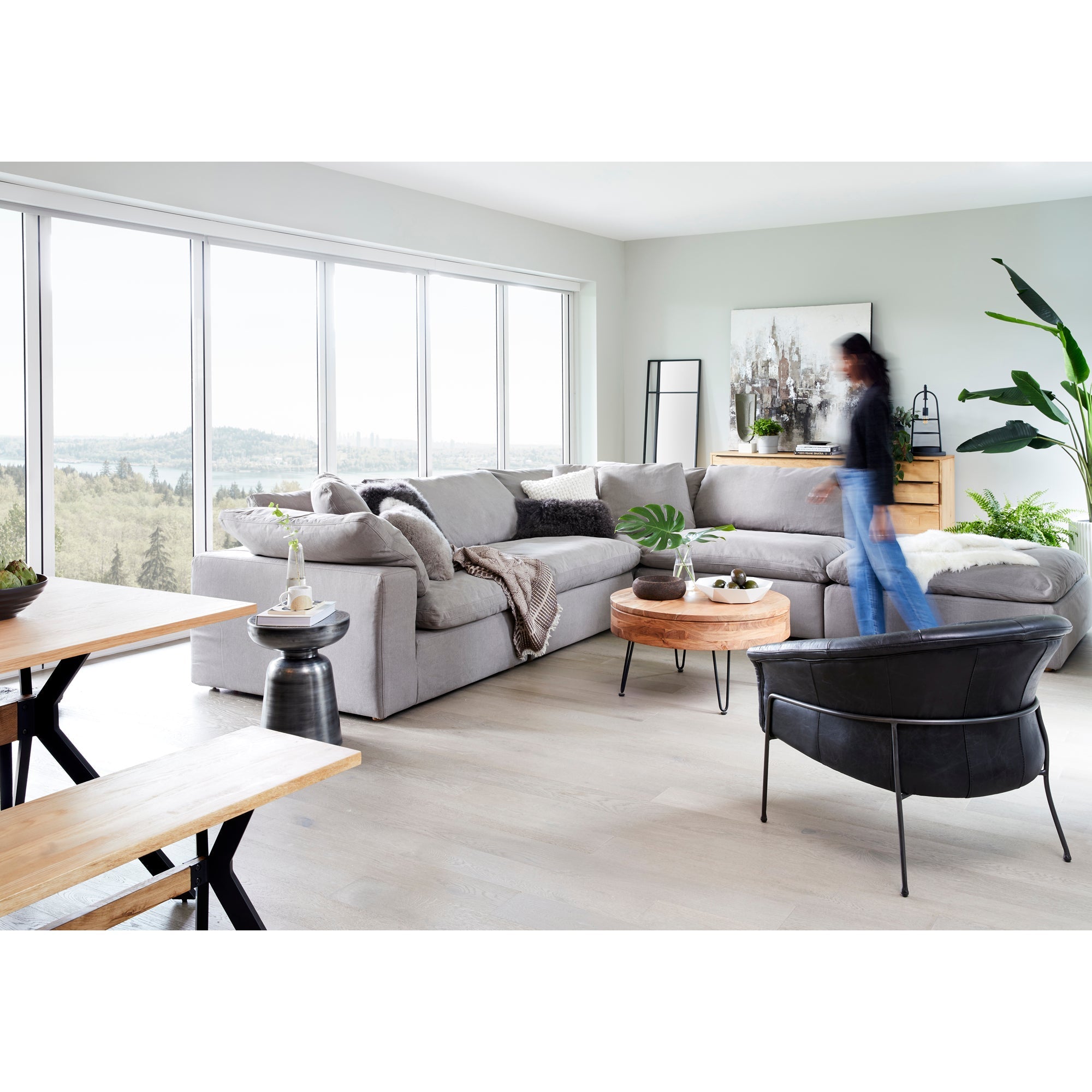 Moe's Home Privado Storage Coffee Table Natural