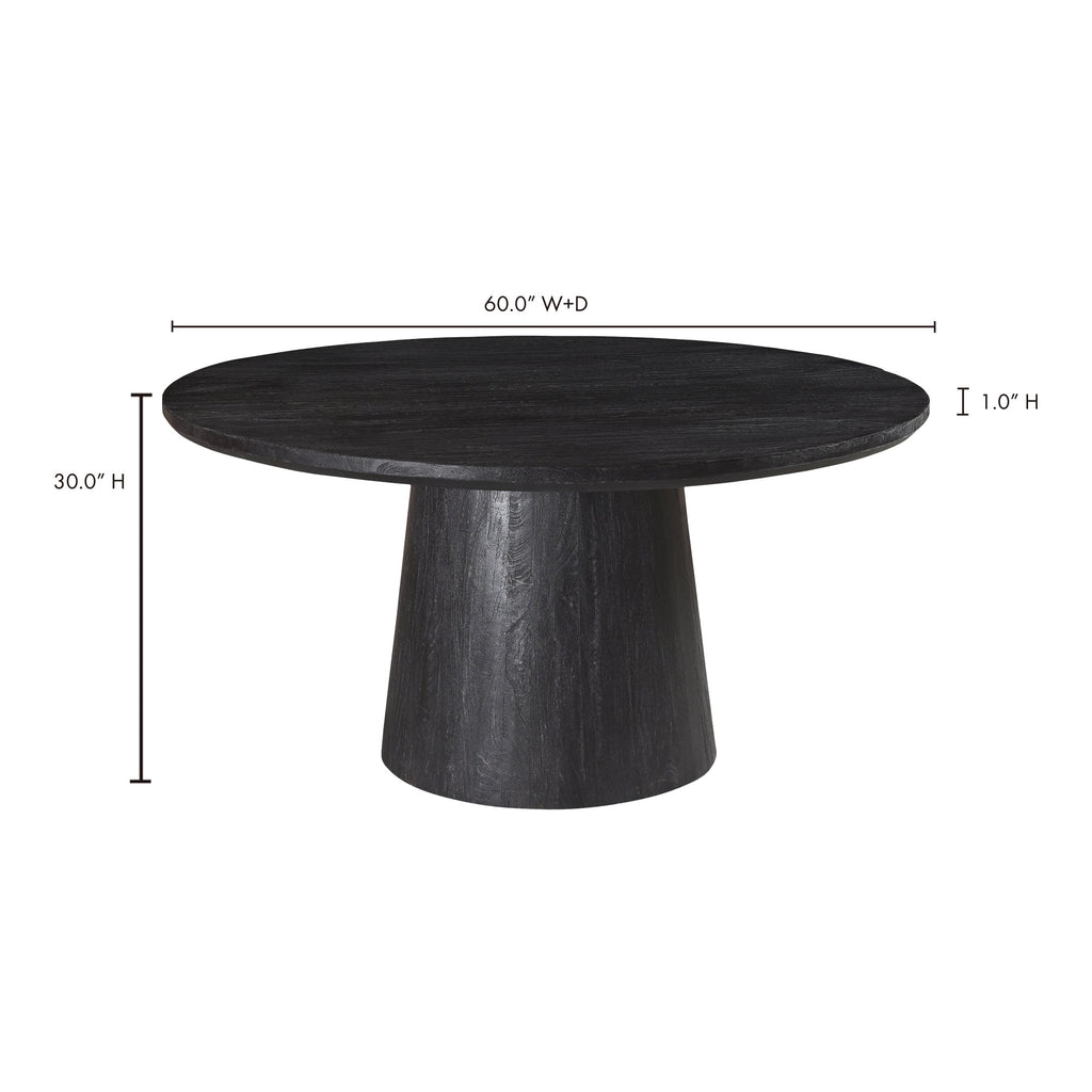 Moe's Home Cember Dining Table Black
