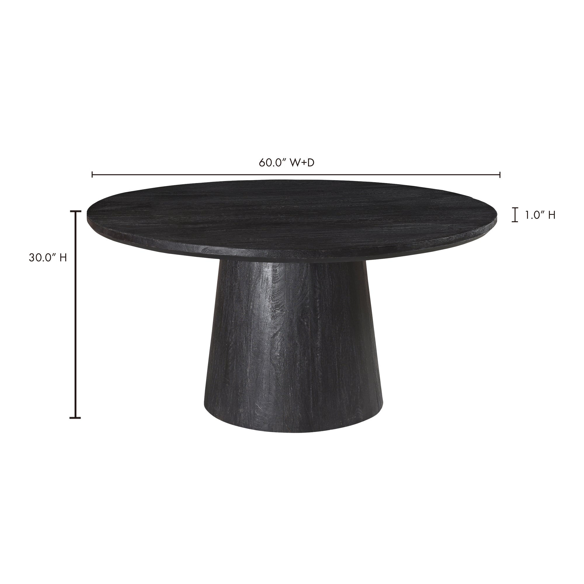 Moe's Home Cember Dining Table Black