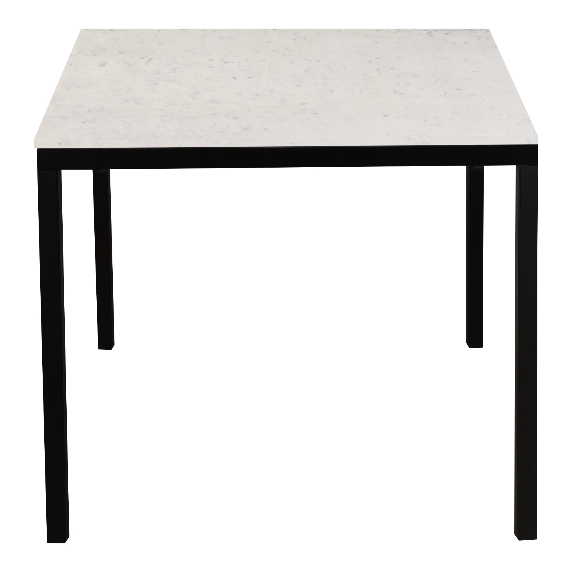 Moe's Home Parson Marble Small Dining Table White
