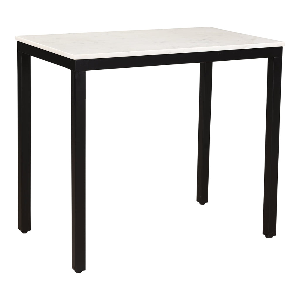 Moe's Home Parson Marble Mini Desk White