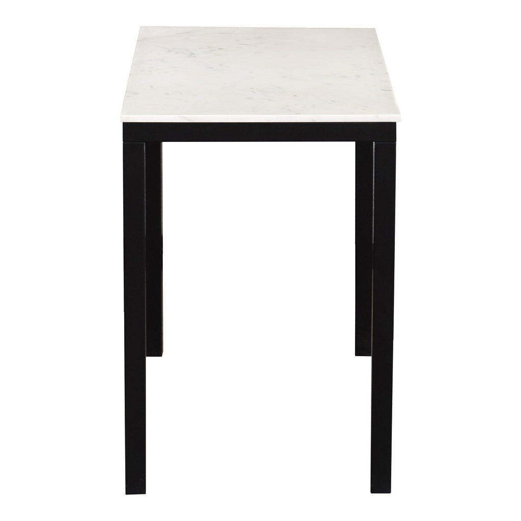 Moe's Home Parson Marble Mini Desk White
