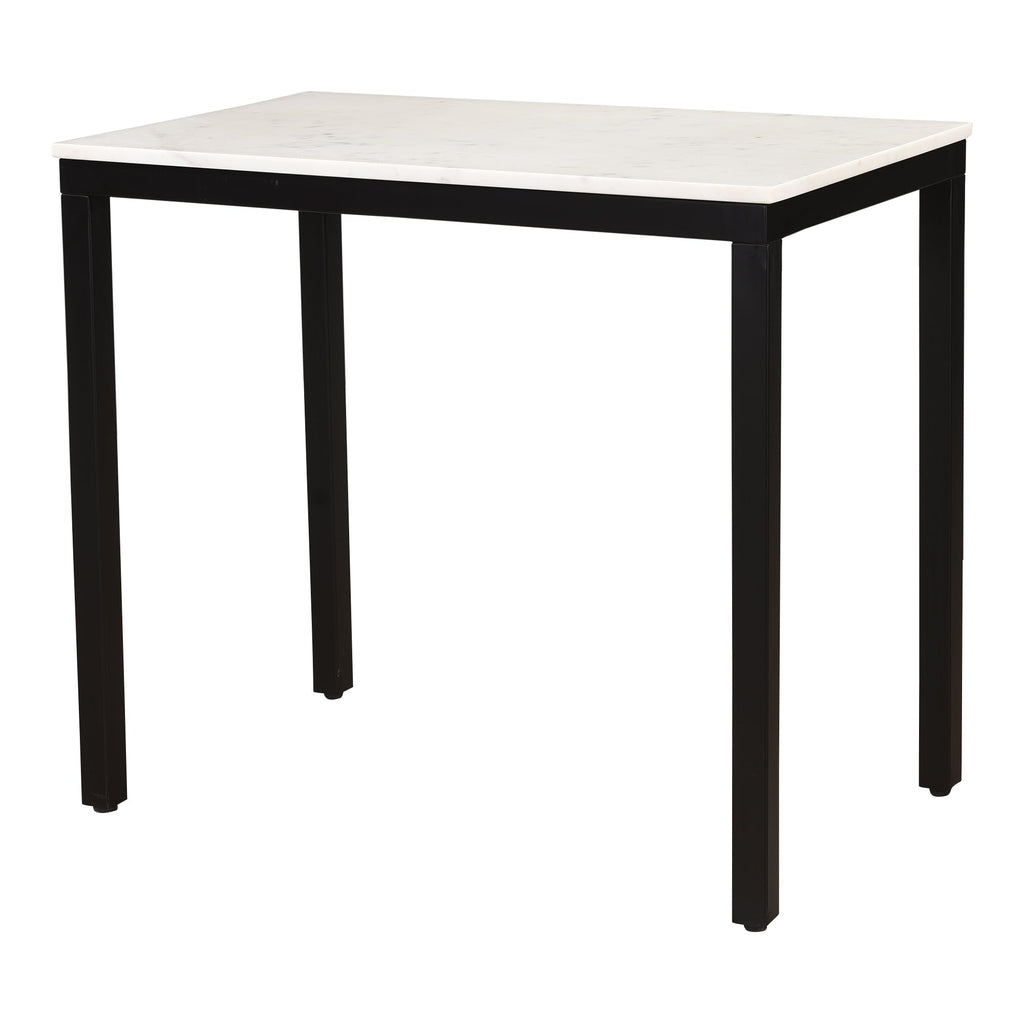 Moe's Home Parson Marble Mini Desk White