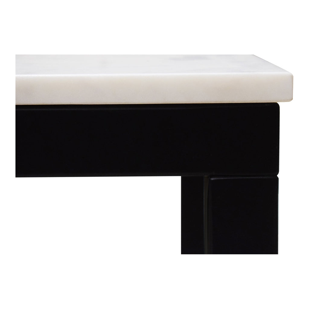 Moe's Home Parson Marble Mini Desk White