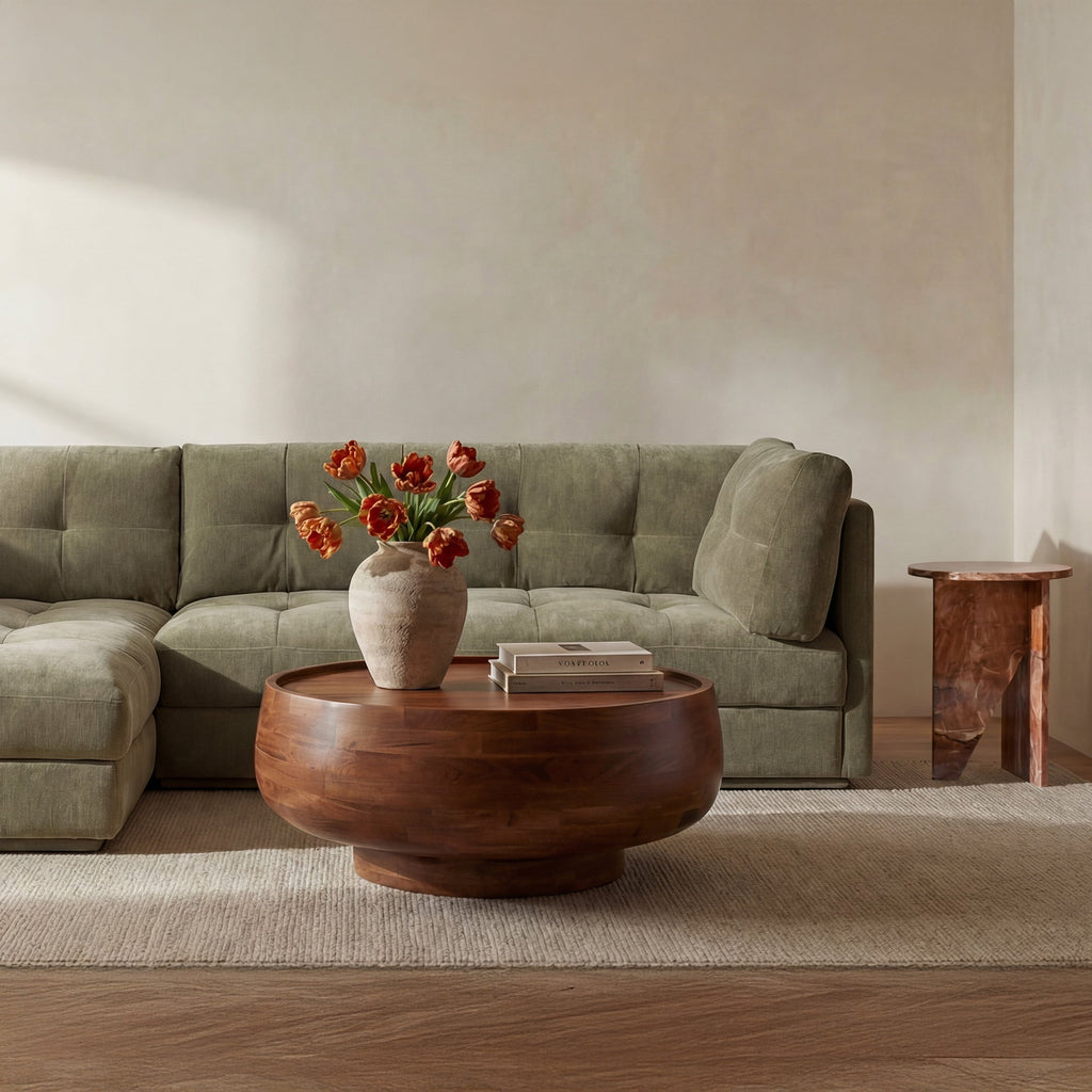 Moe's Home Wade Storage Coffee Table Natural