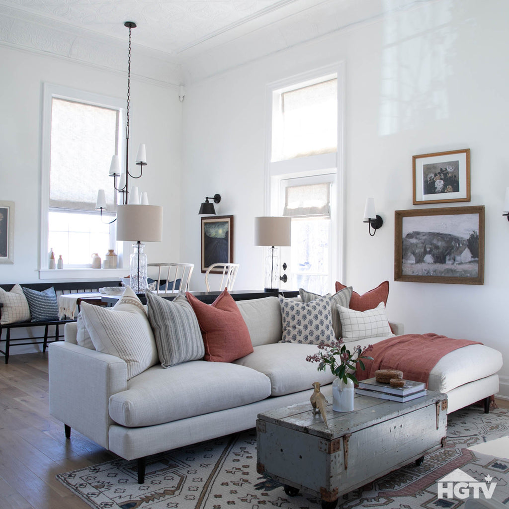 LH Home Martha Left Sectional Sofa