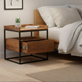 Moe's Home Vancouver Side Table Light Brown