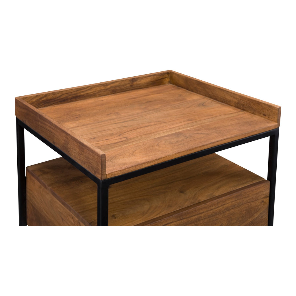Moe's Home Vancouver Side Table Light Brown