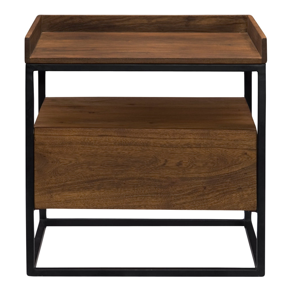 Moe's Home Vancouver Side Table Light Brown