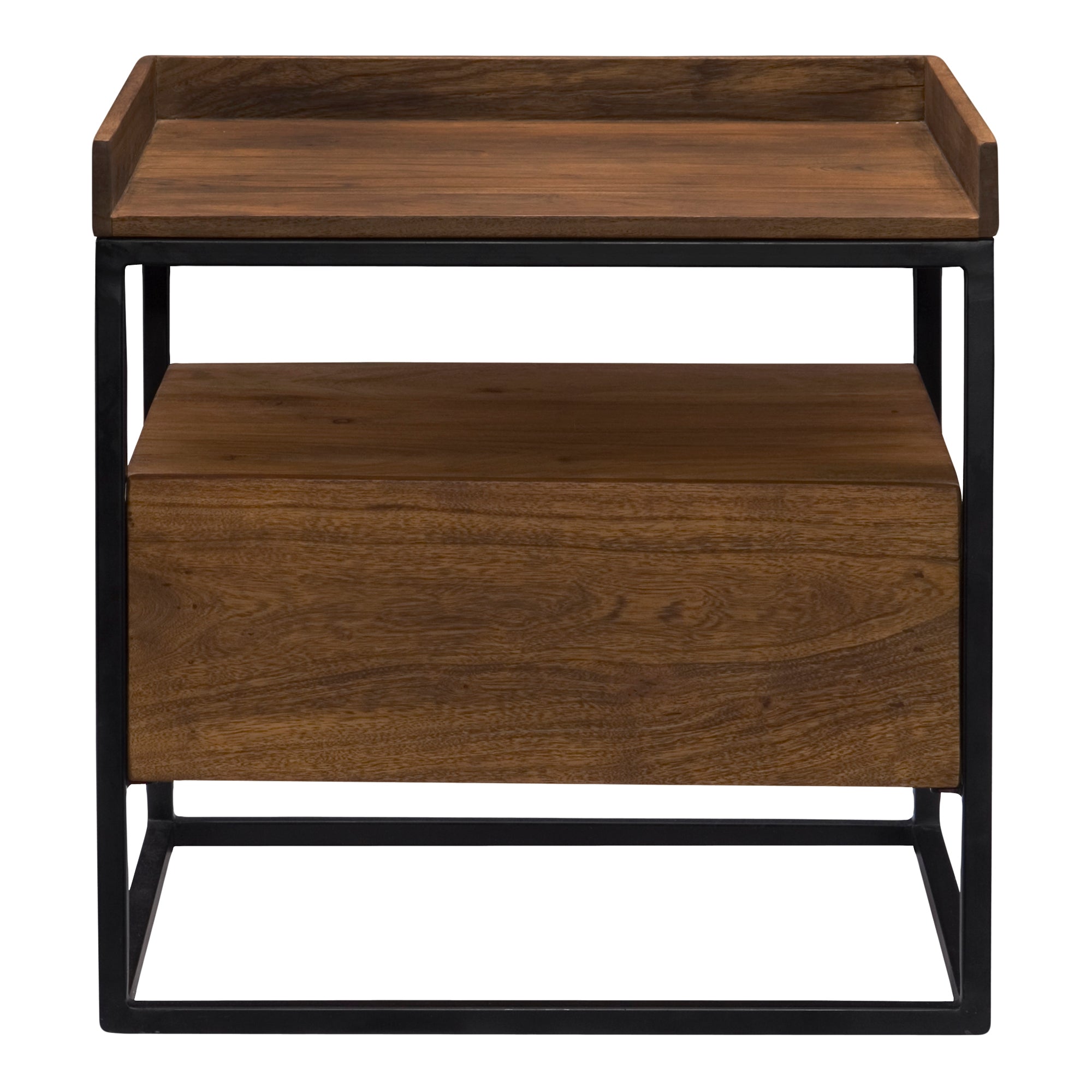 Moe's Home Vancouver Side Table Light Brown