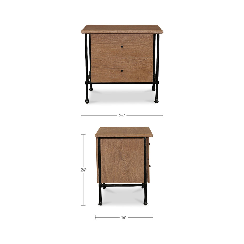 Moe's Home Rene Nightstand Brown