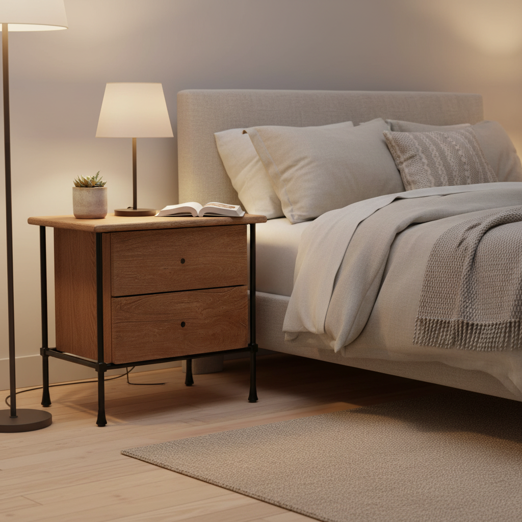 Moe's Home Rene Nightstand Brown