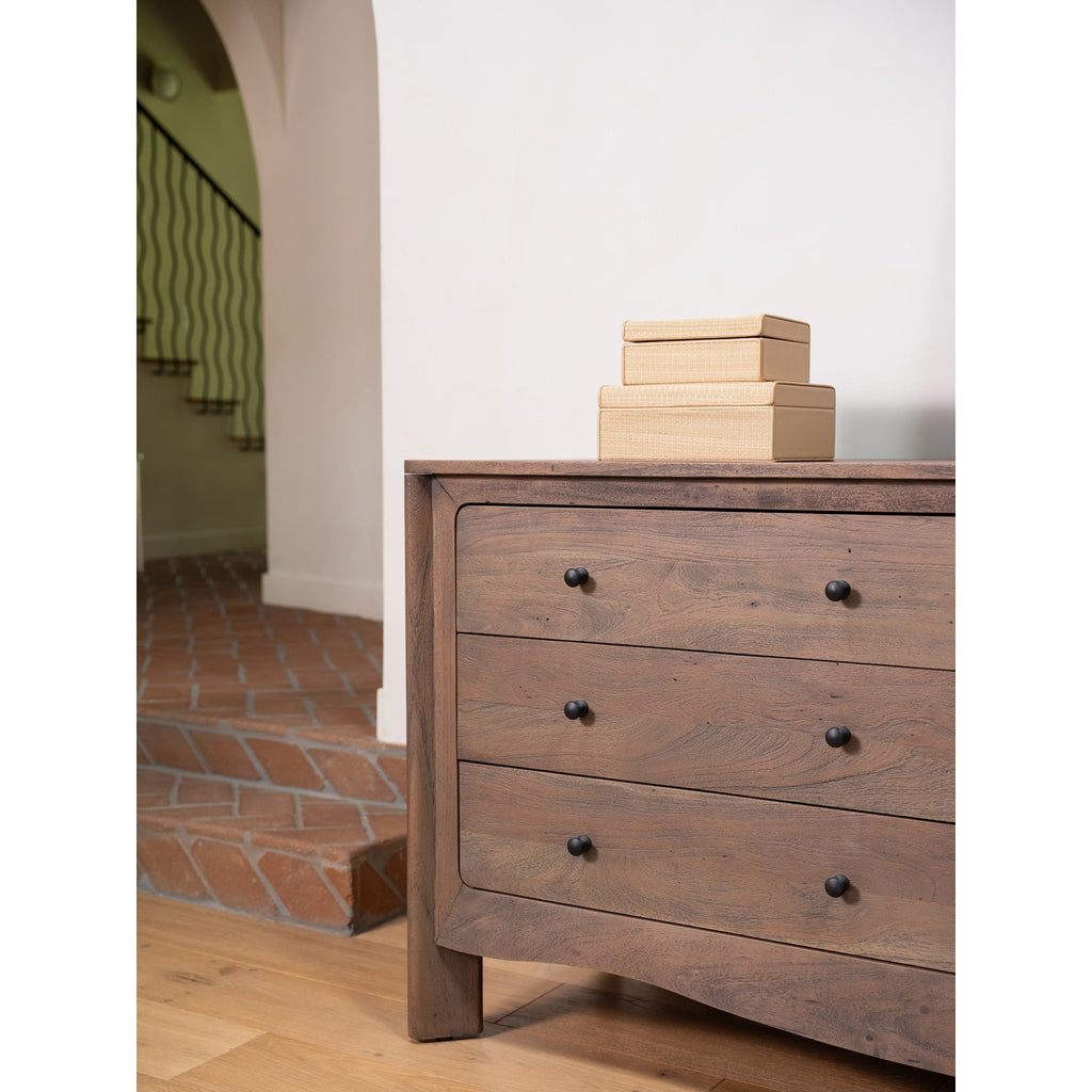 Moe's Home Mabel 6 Drawer Dresser Dark Brown