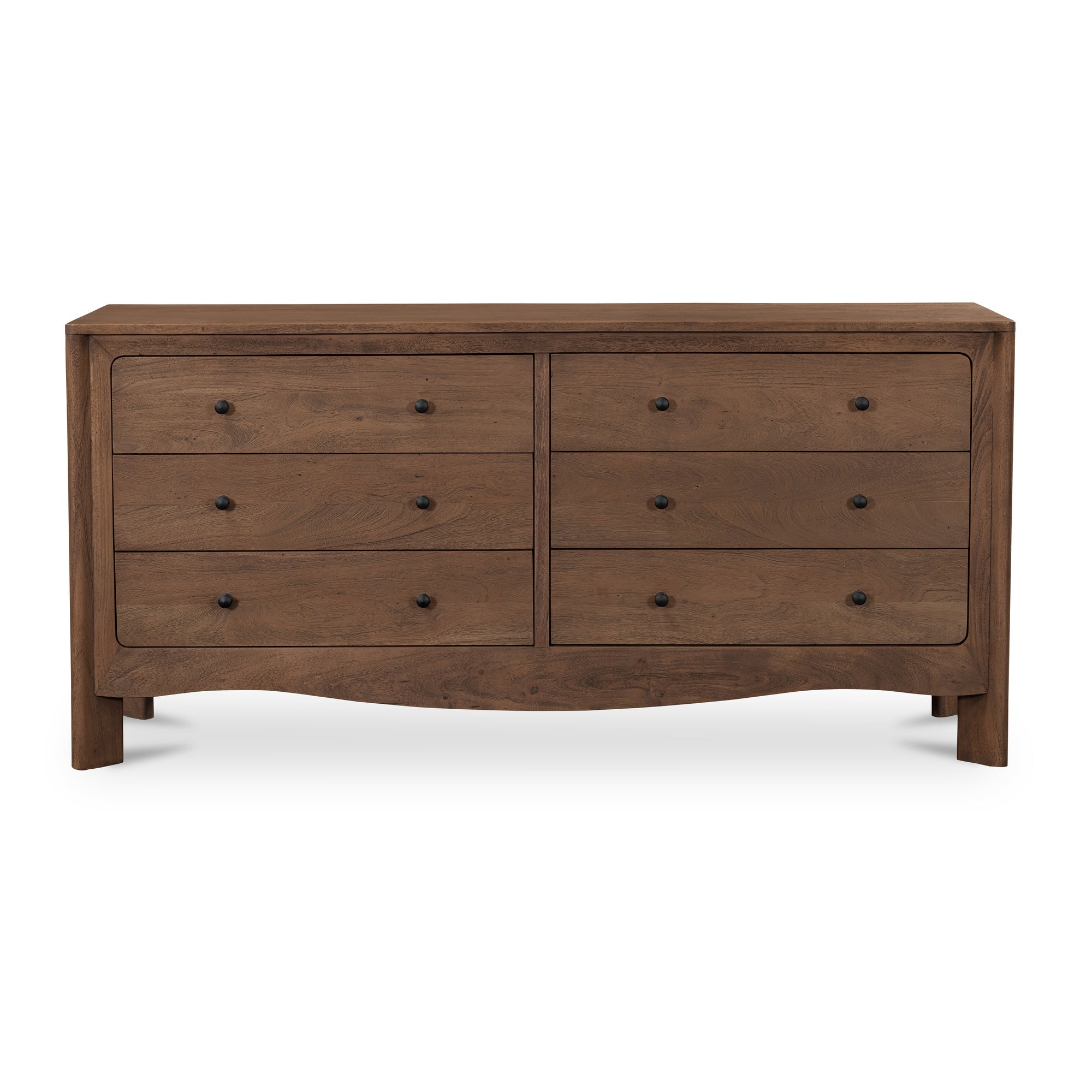Moe's Home Mabel 6 Drawer Dresser Dark Brown