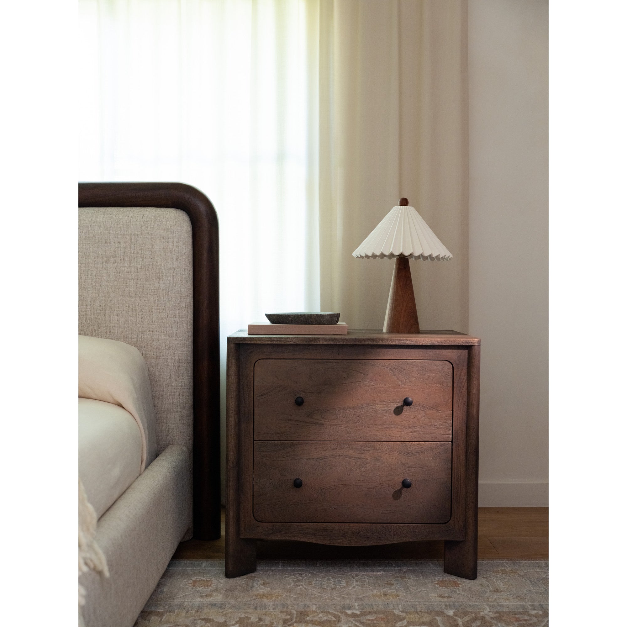 Moe's Home Mabel Nightstand Dark Brown