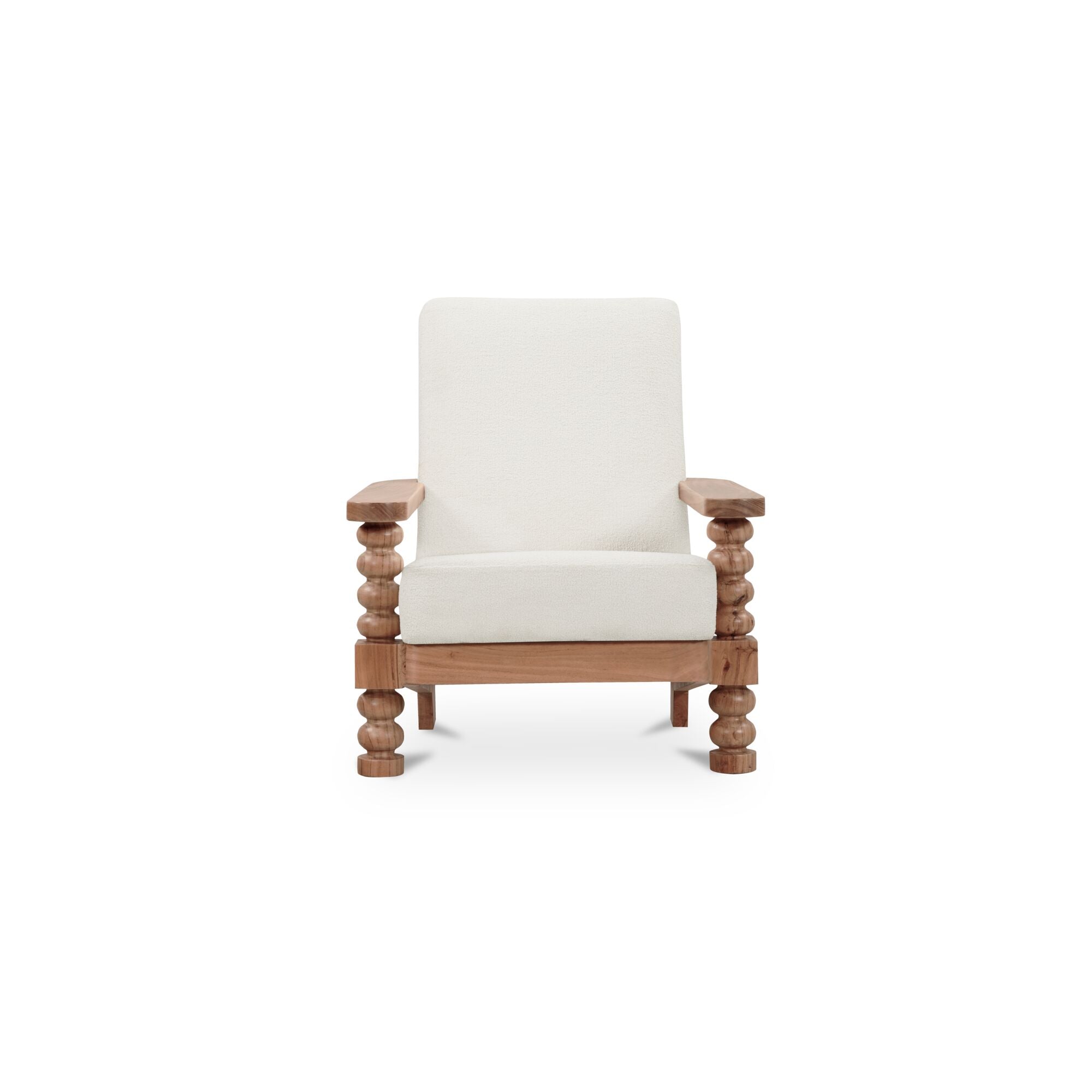 Moe's Home Ingrid Accent Chair Off White
