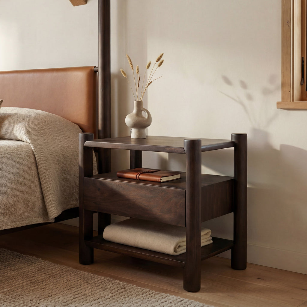 Moe's Home Devin Nightstand Brown