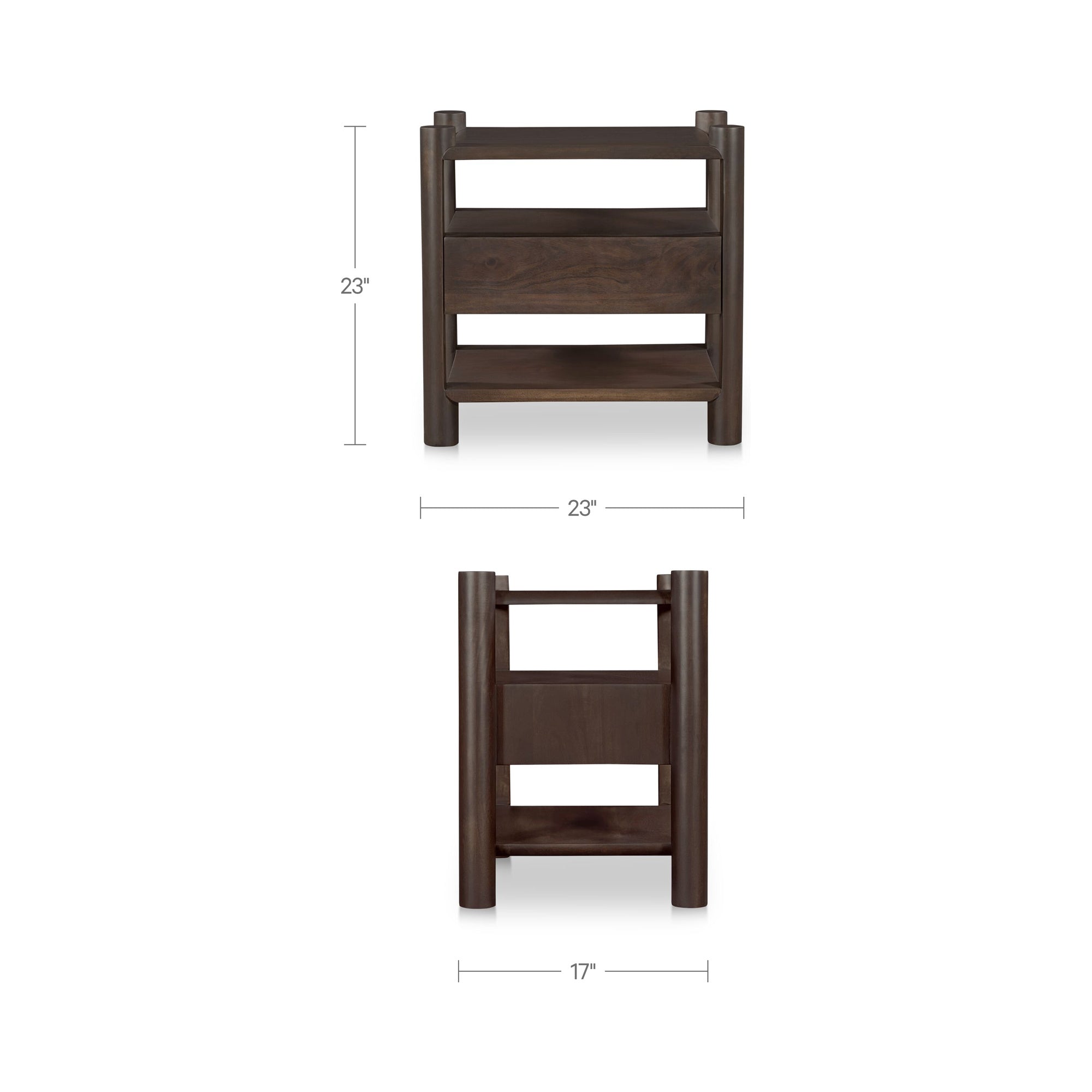 Moe's Home Devin Nightstand Brown