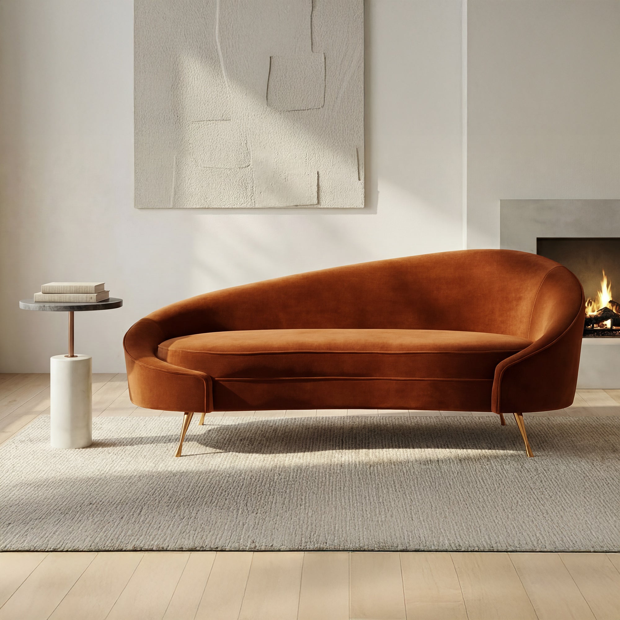 Moe's Home Abigail Chaise