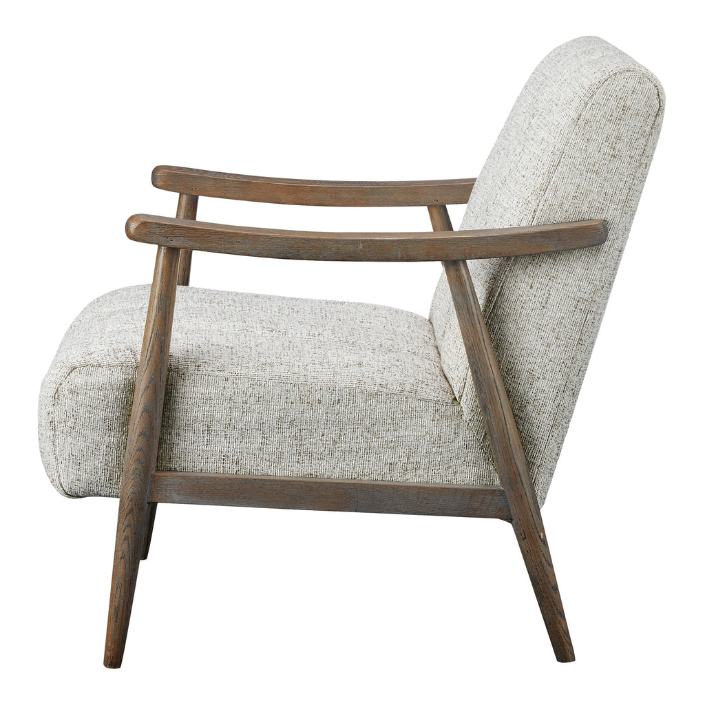 Moe's Home Aster Accent Chair Pebbled Beige