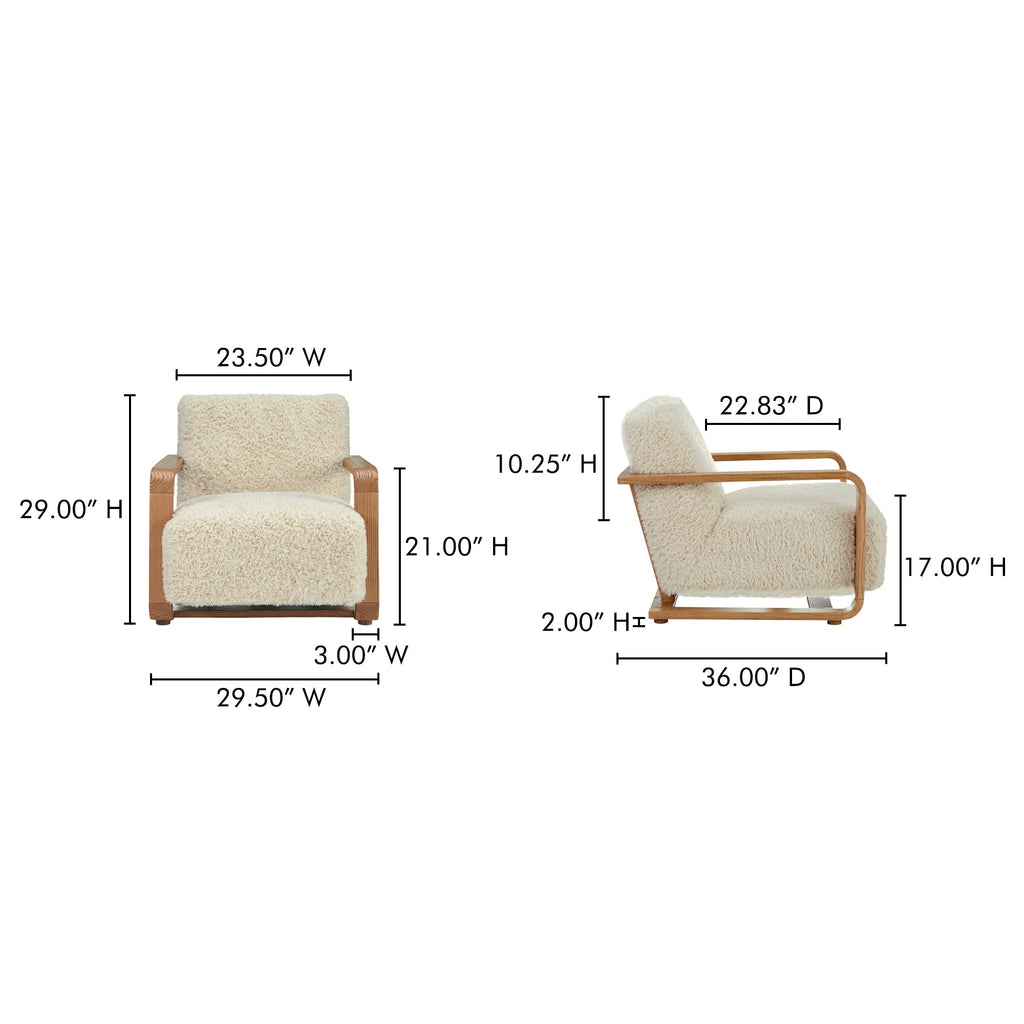 Moe's Home Eckersley Lounge Chair