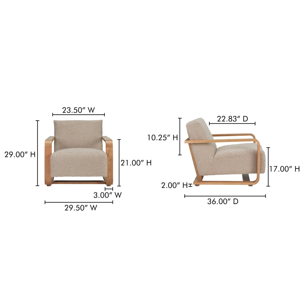Moe's Home Eckersley Lounge Chair