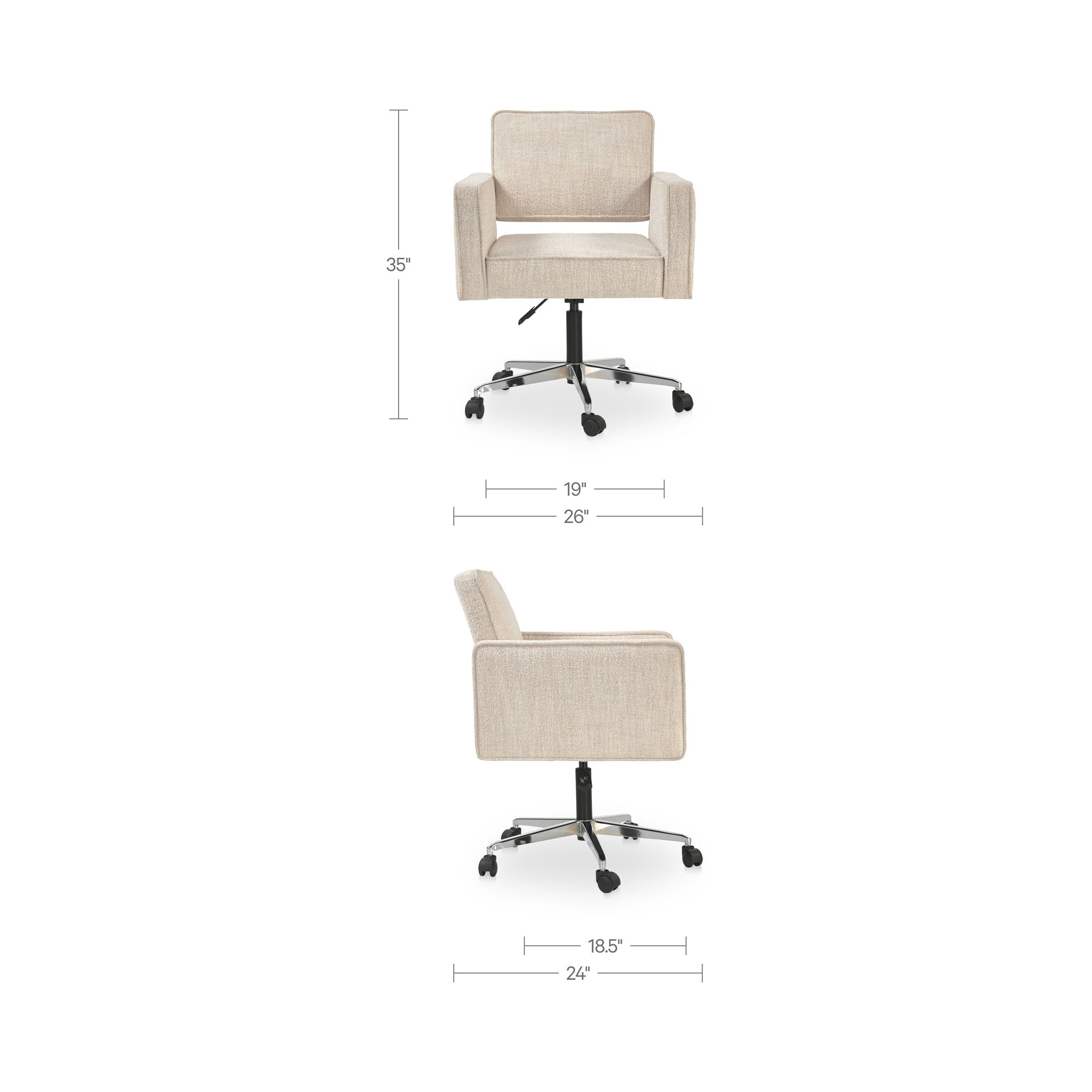 Moe's Home Harris Office Chair