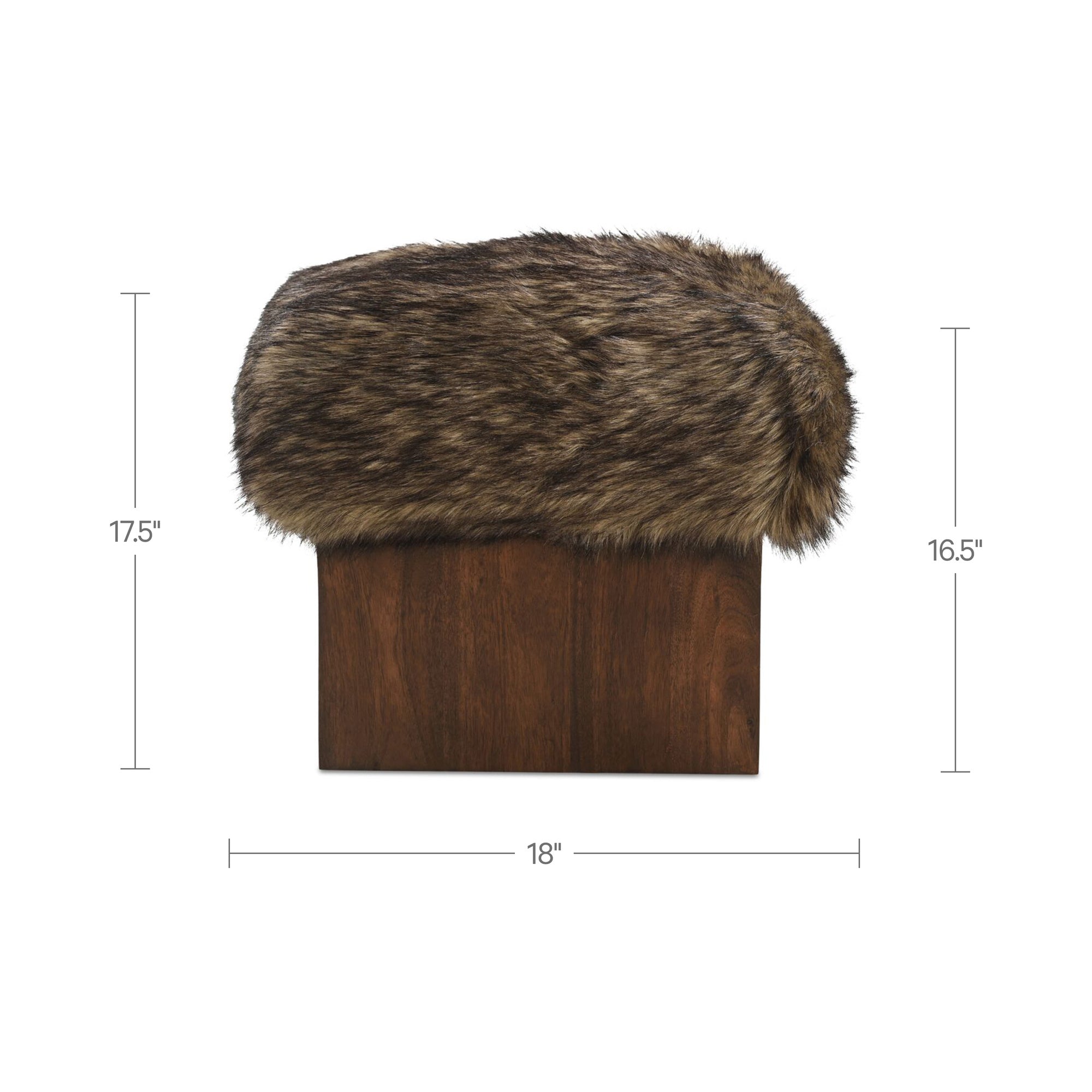 Moe's Home Serge Ottoman