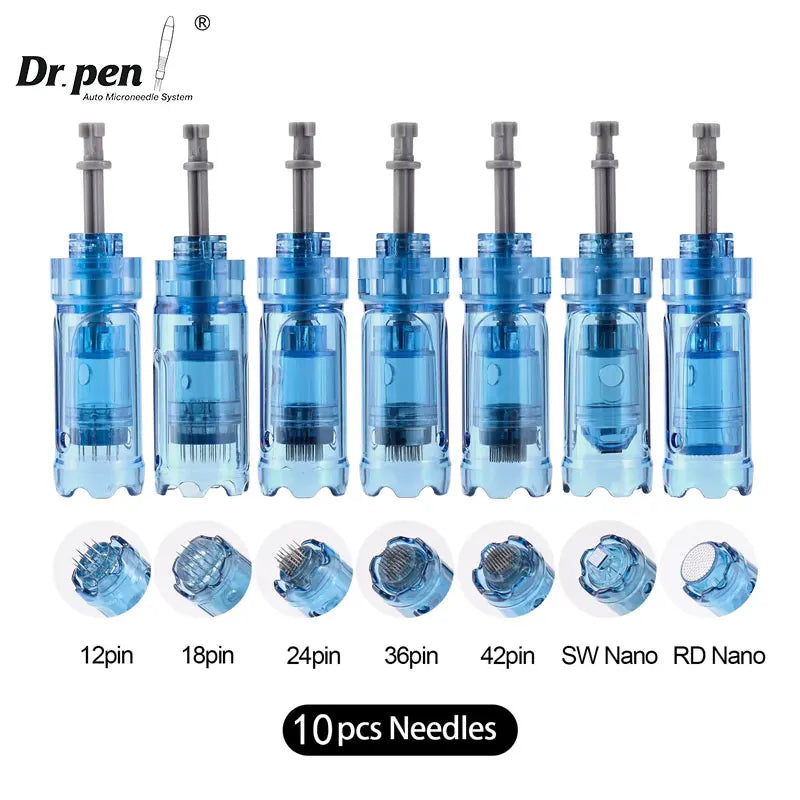 24-pin Microneedle Cartridges for Dr. Pen M8S (10 Pack)