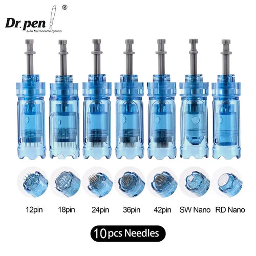 24-pin Microneedle Cartridges for Dr. Pen M8S (10 Pack)