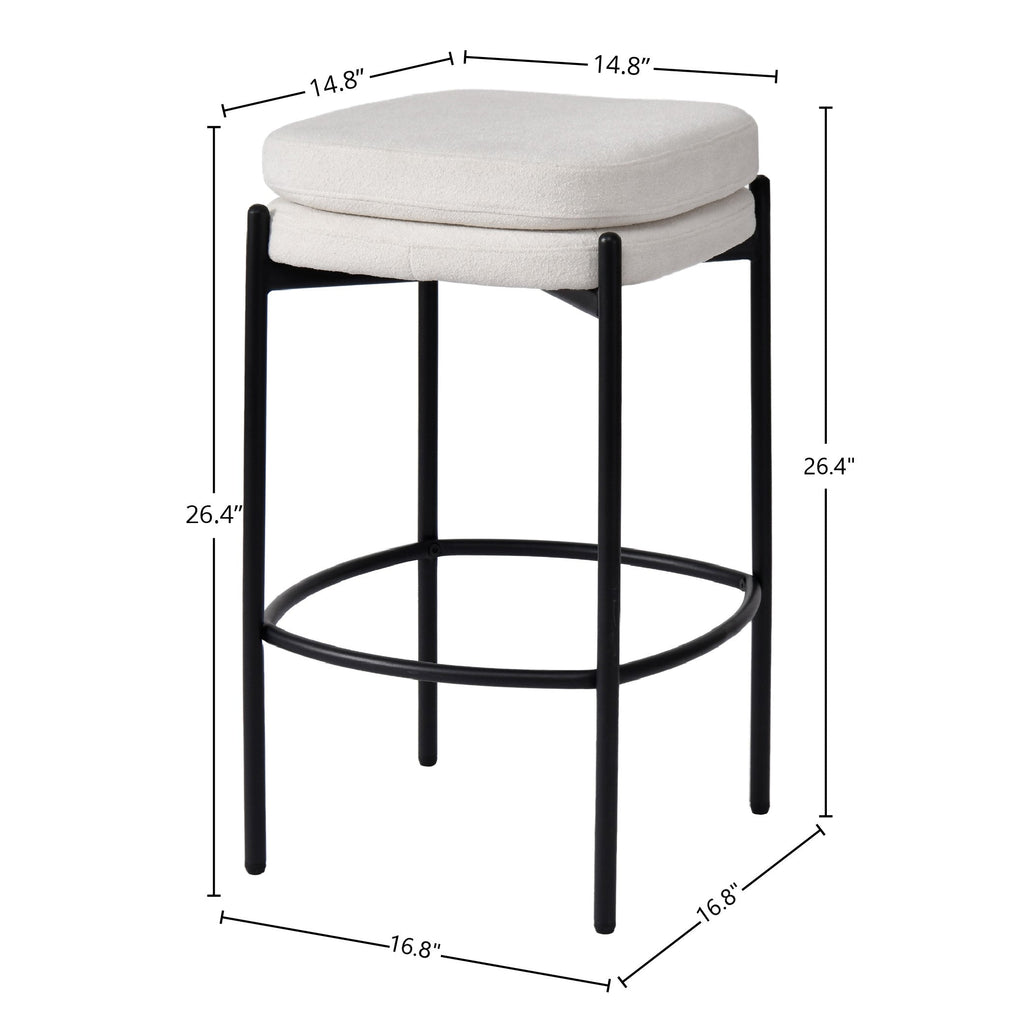 LH Home Nina Counter Stool (Set of 2)