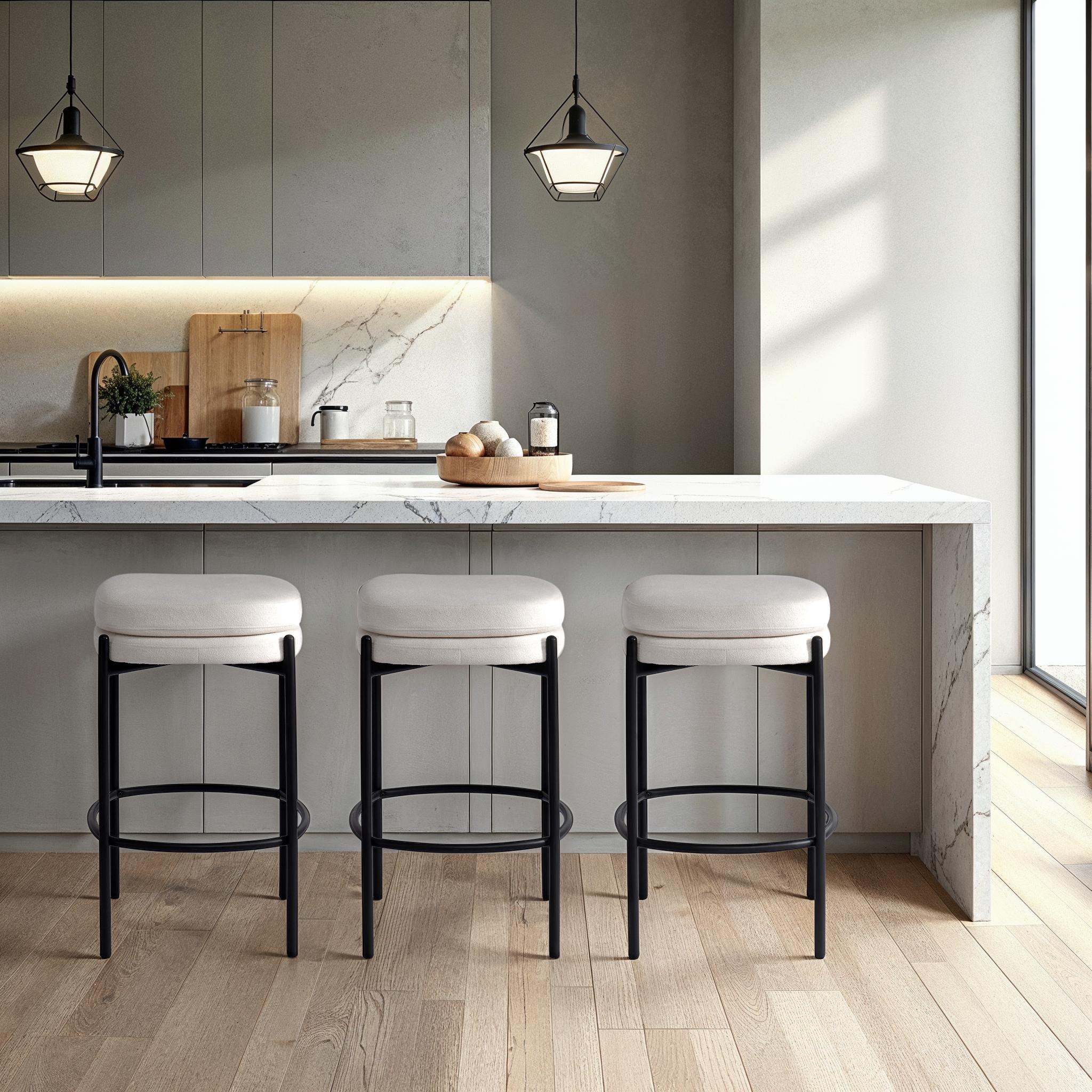 LH Home Nina Counter Stool (Set of 2)