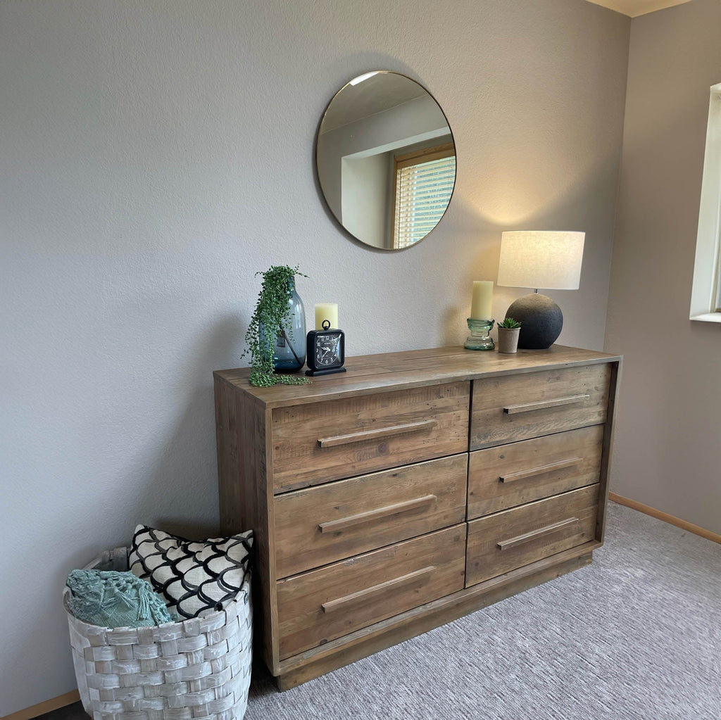 LH Home Nevada 6 Drawer Dresser