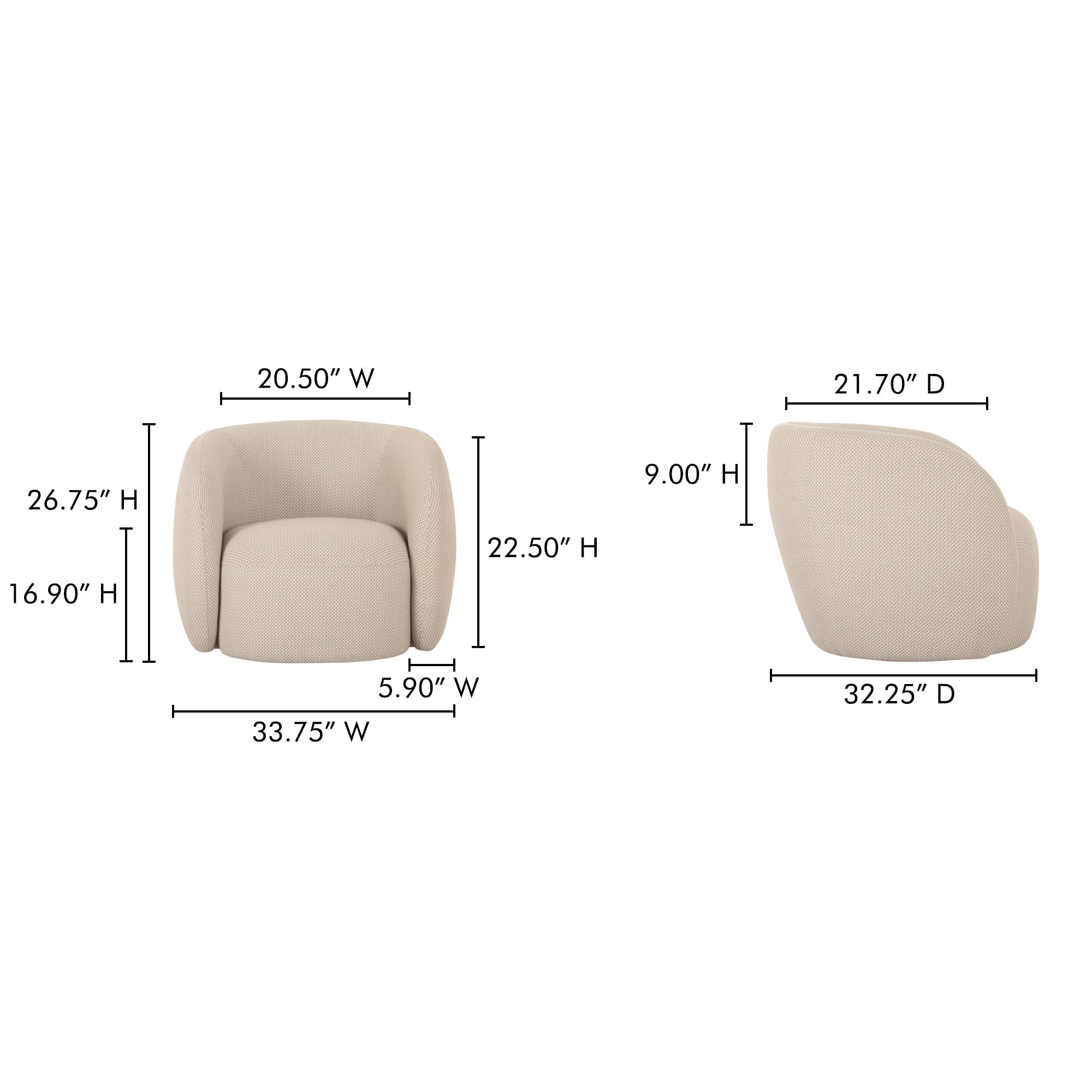 Moe's Home Rae Outdoor Chair