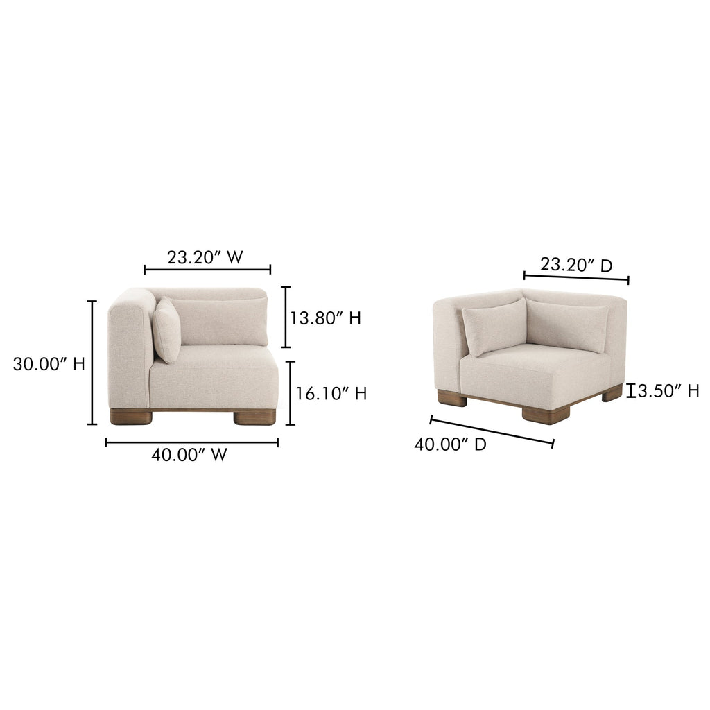 Moe's Home June Corner Chair