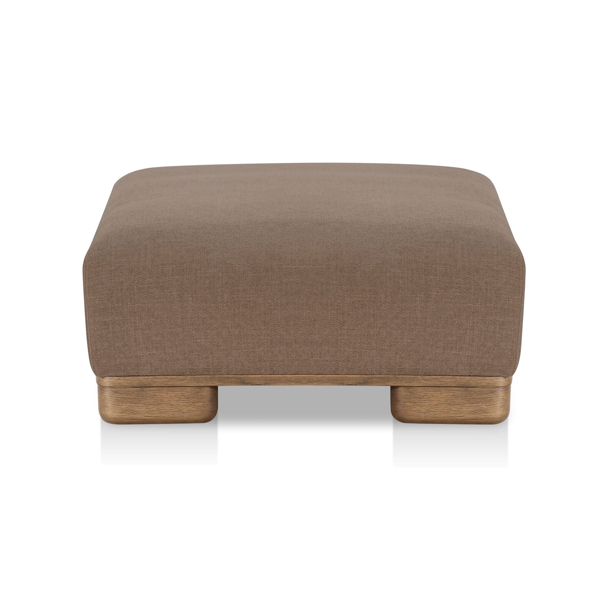Moe's Home June Ottoman Dark Brown