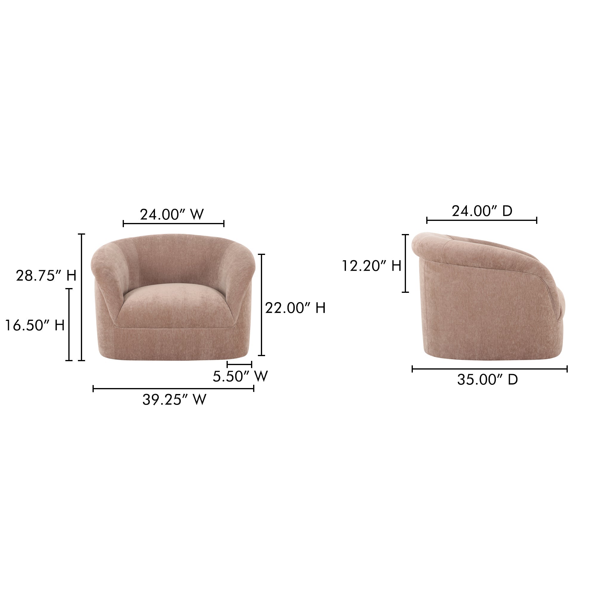 Moe's Home Thora Lounge Chair