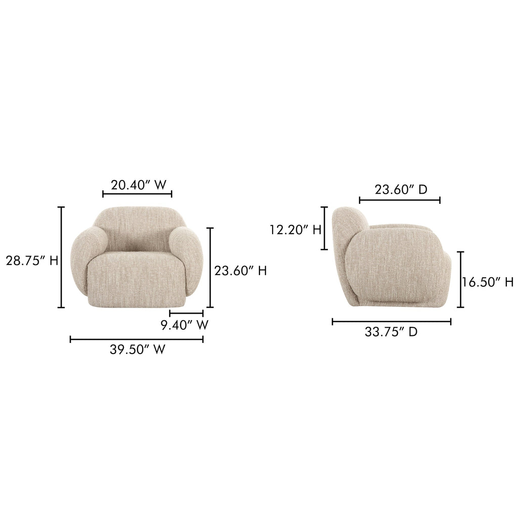 Moe's Home Hazel Lounge Chair