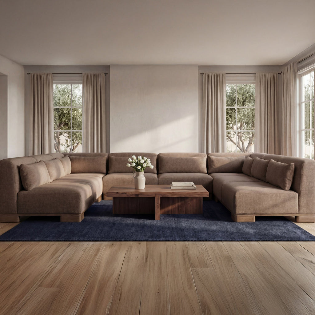 Moe's Home June U Shaped Modular Sectional