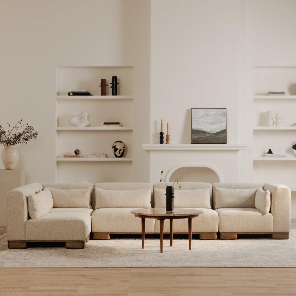 Moe's Home June U Shaped Modular Sectional