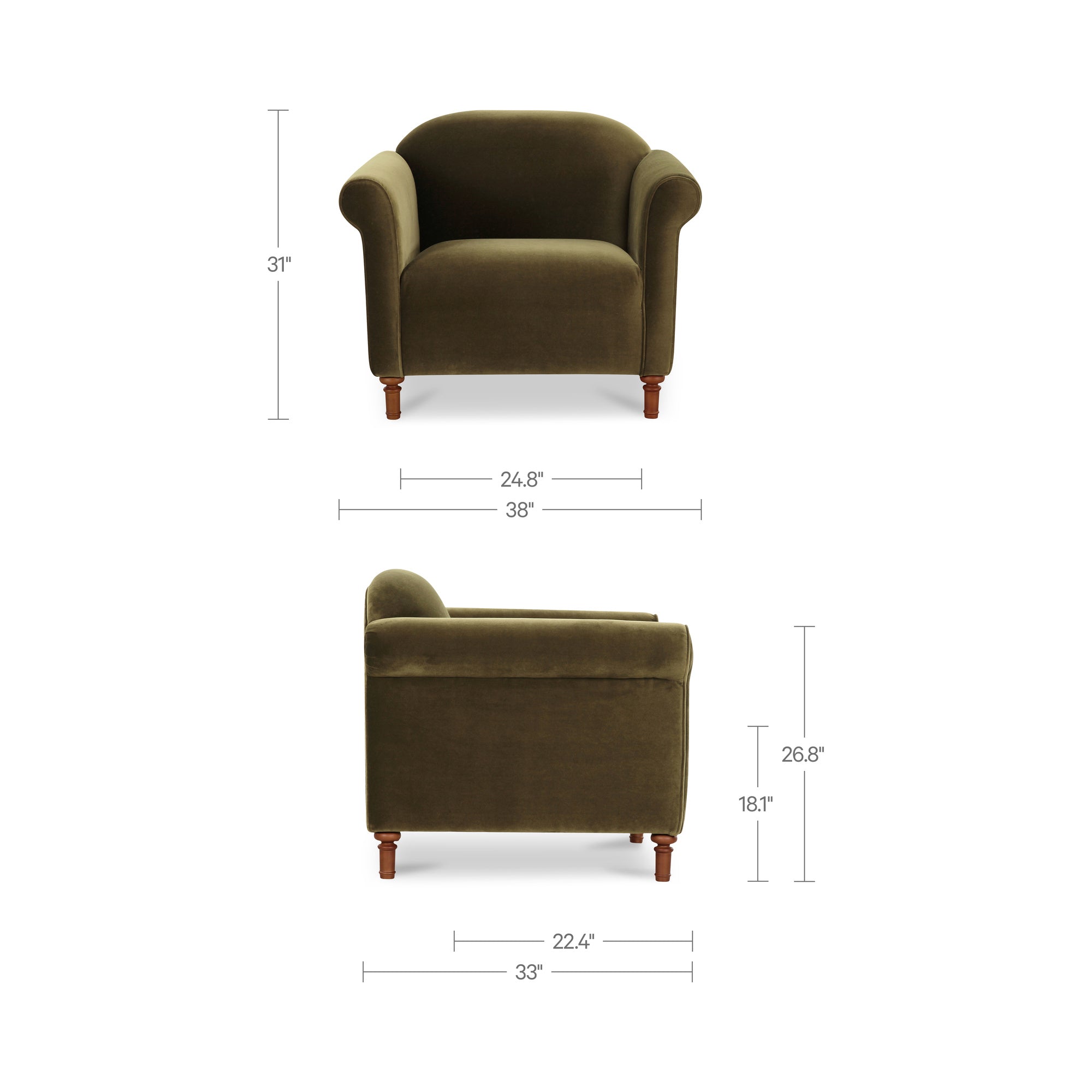 Moe's Home Harmony Accent Chair