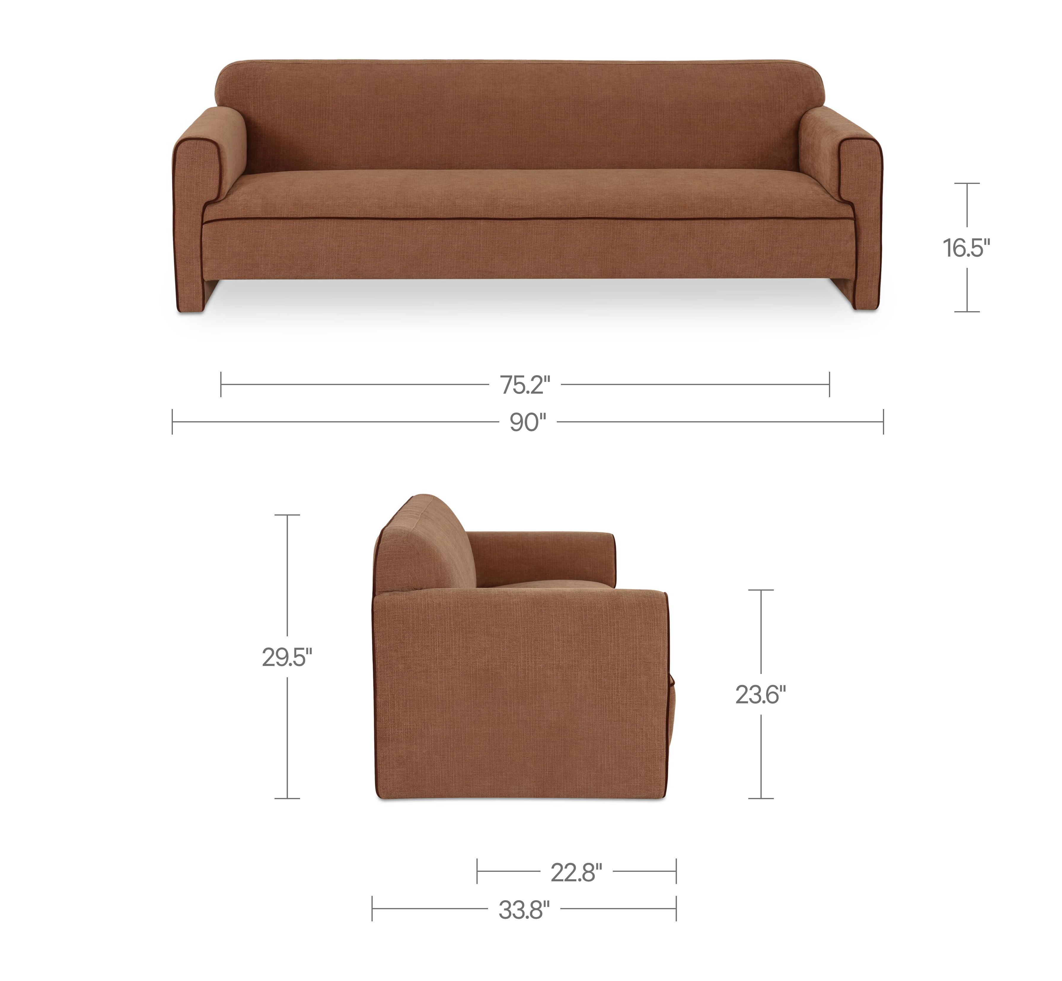 Moe's Home Leo Sofa