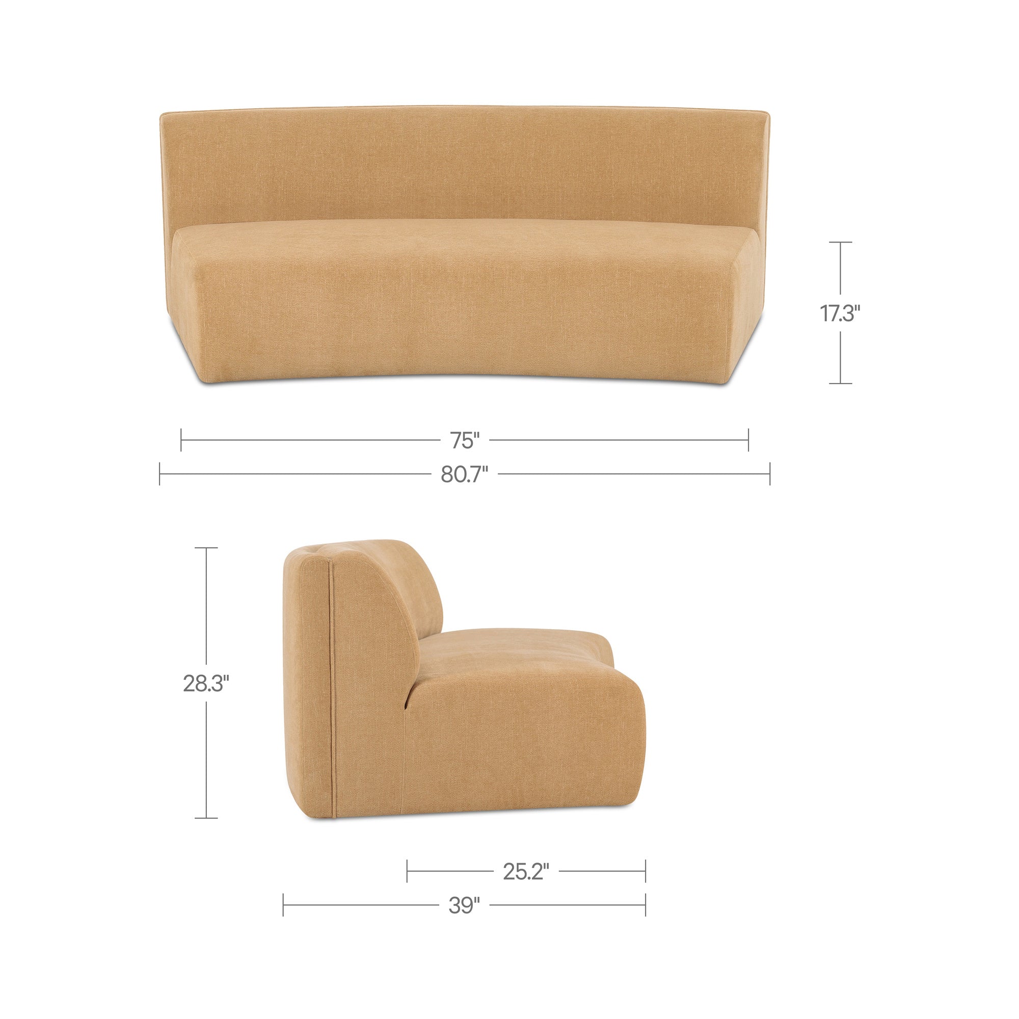 Moe's Home Naomi Modular Sofa