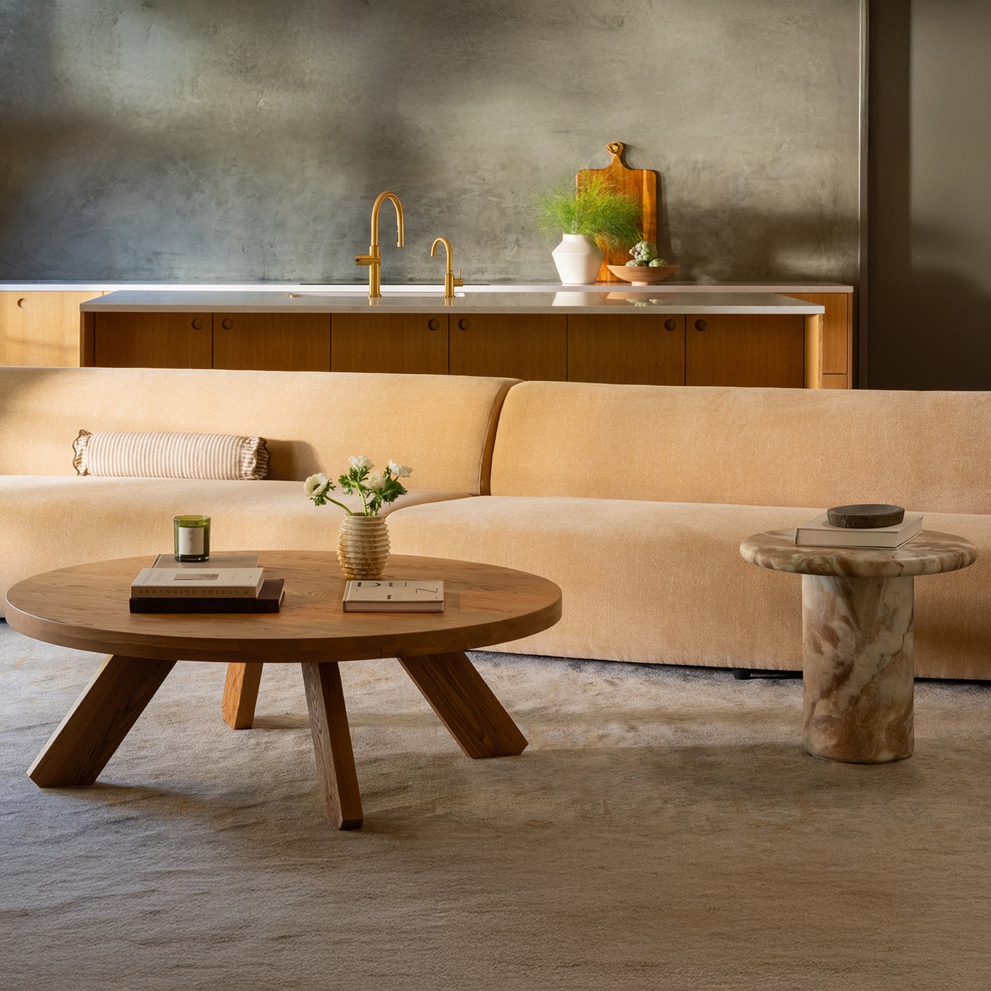 Moe's Home Naomi Convex Sofa