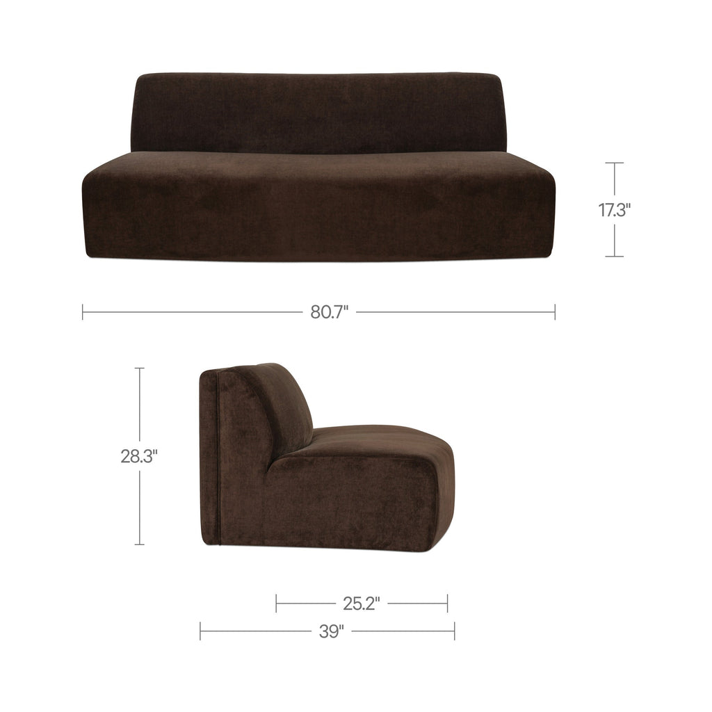 Moe's Home Naomi Convex Sofa