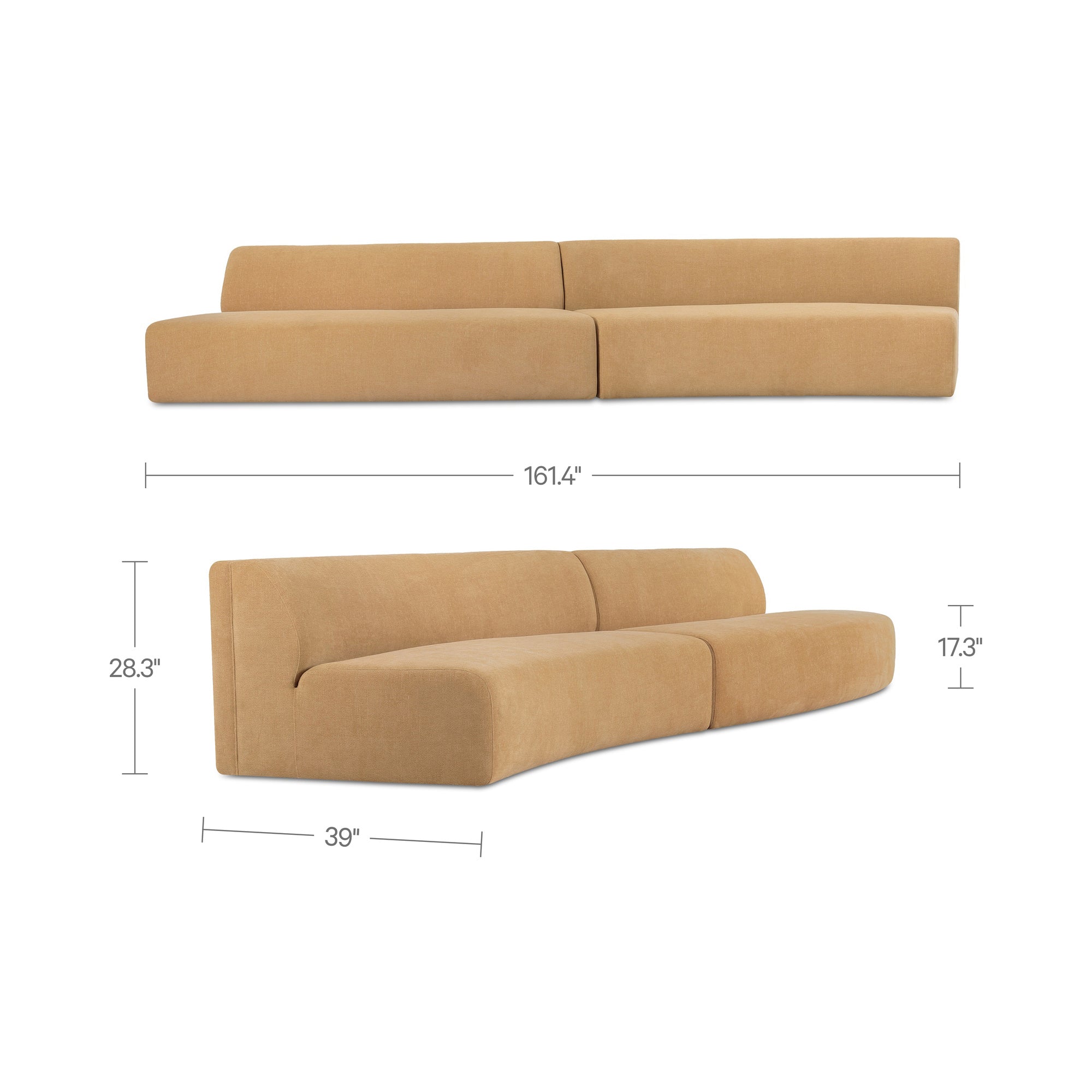 Moe's Home Naomi Modular Sectional
