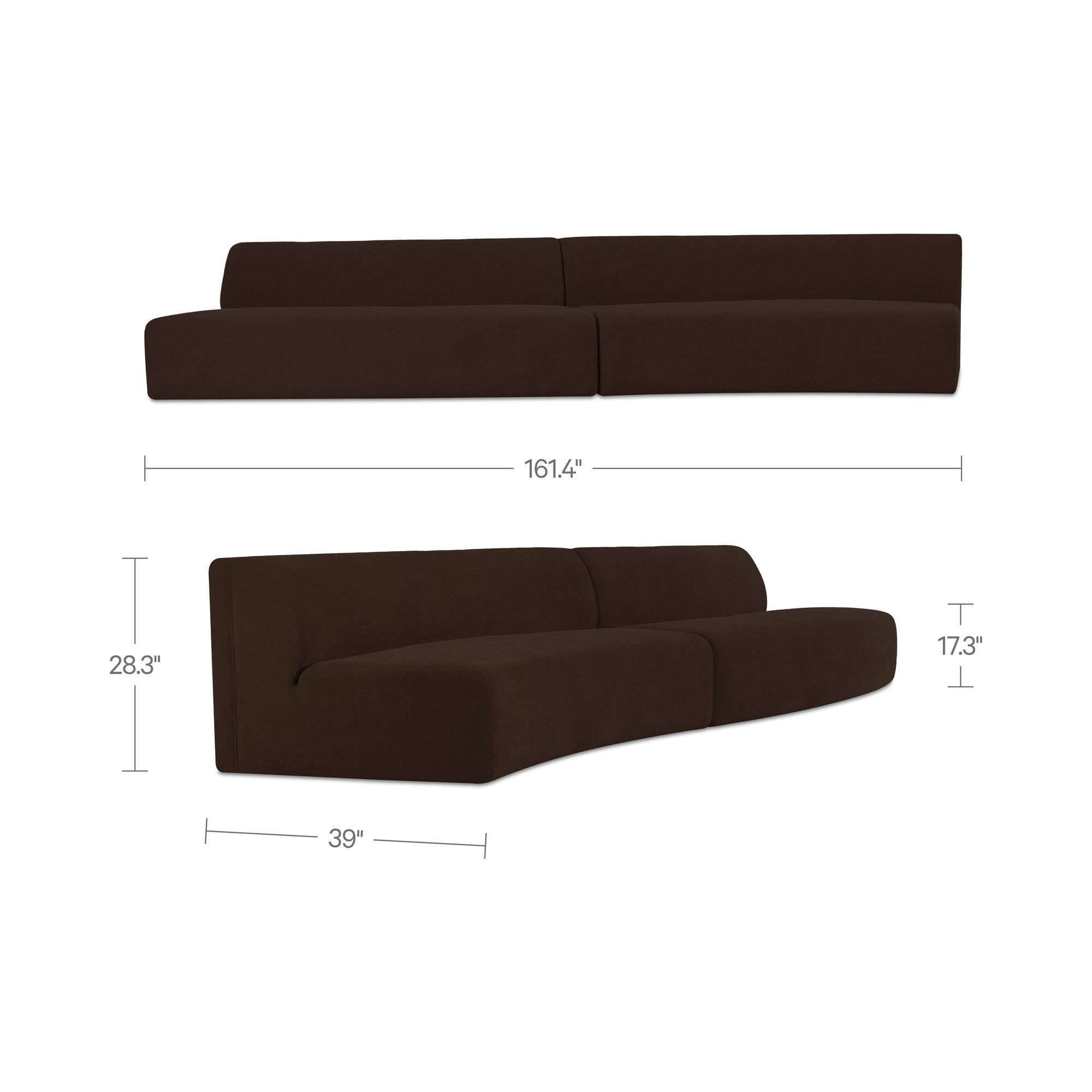 Moe's Home Naomi Modular Sectional