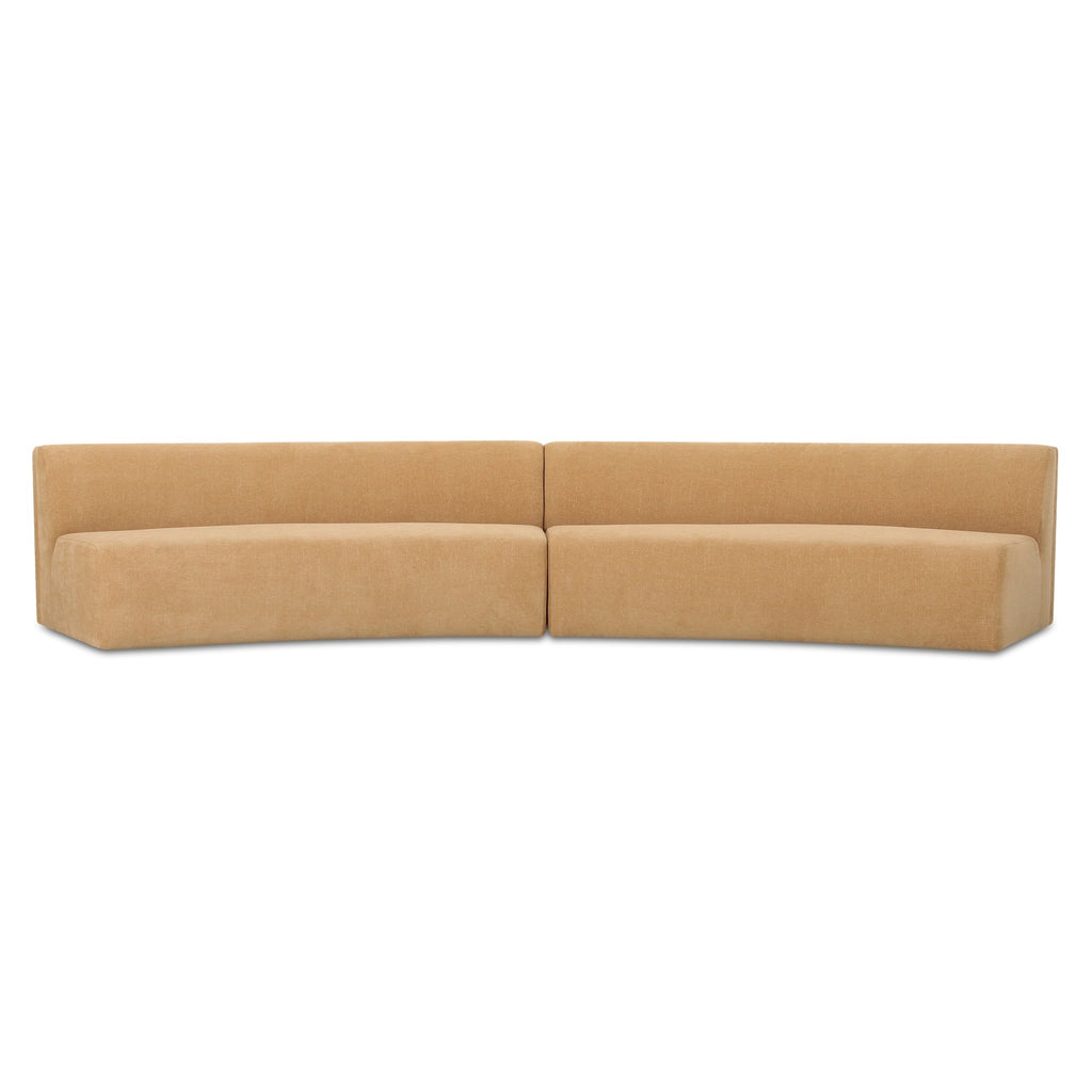 Moe's Home Naomi 2 Piece Concave Modular Sectional